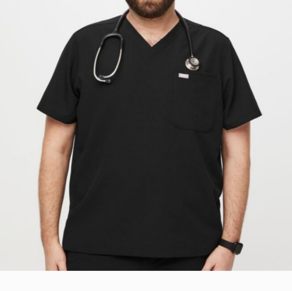 Figs Leon Scrub Top Sz.XXL Navy Blue